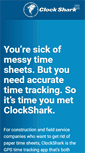 Mobile Screenshot of clockshark.com